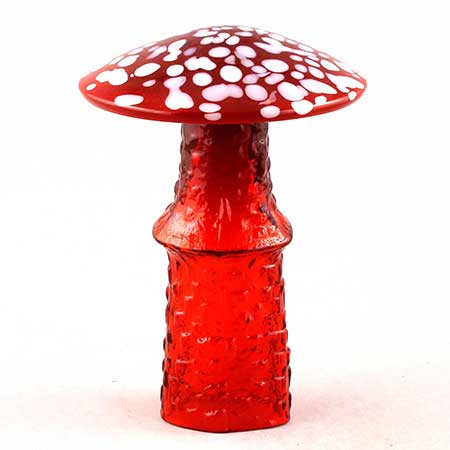 Bo Borgström Mushroom Hand Blown Art Glass From Åseda Sweden